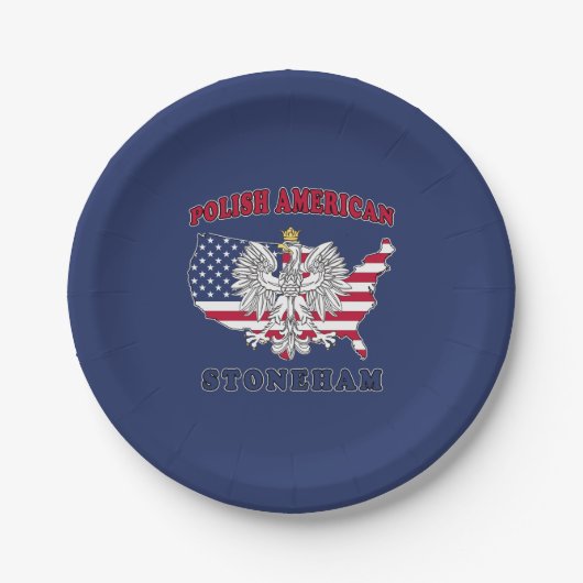 Stoneham Texas Pools Amerikaans Papieren Bordje (Voorkant)