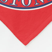 Stoneham Texas Poolse Amerikaanse adelaar Fleece Deken (Hoek)