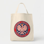 Stoneham Texas Poolse Amerikaanse adelaar Tote Bag (Voorkant)