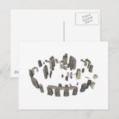 Stonehenge: 3D-model: Briefkaart (Voorkant / Achterkant)