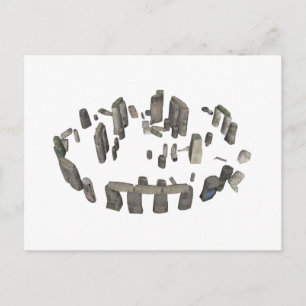 Stonehenge: 3D-model: Briefkaart