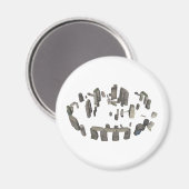 Stonehenge: 3D-model: Magneet (Voorkant / Achterkant)