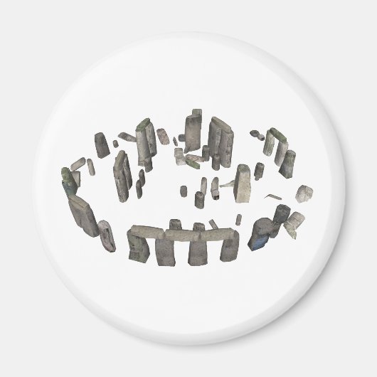 Stonehenge: 3D-model: Magneet (Voorkant)