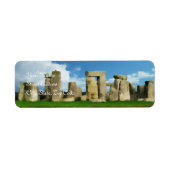 Stonehenge-adreslabel Etiket (Voorkant)