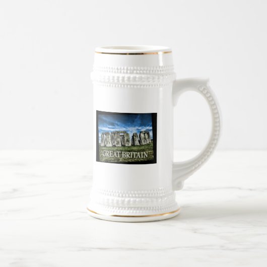 Stonehenge Afbeelding met Caption Great Britain Bierpul (Rechts)