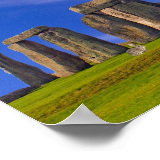 Stonehenge afbeelding voor poster (Hoek)