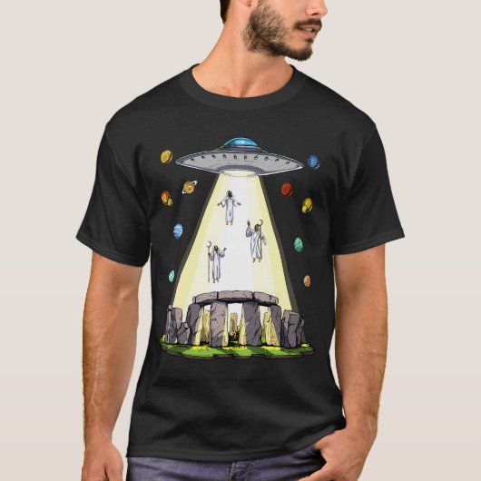 Stonehenge Alienontvoering T-shirt (Voorkant)