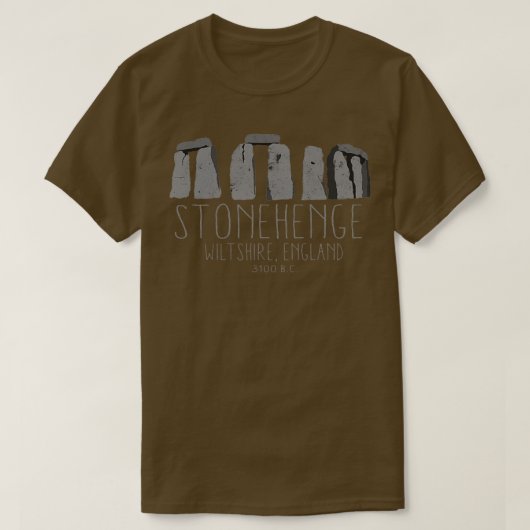 Stonehenge Ancient Britain Archeology History des T-shirt (Design voorkant)