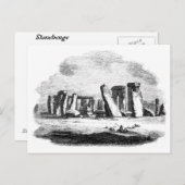 Stonehenge  art posctard briefkaart (Voorkant / Achterkant)