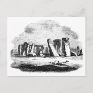 Stonehenge art posctard briefkaart