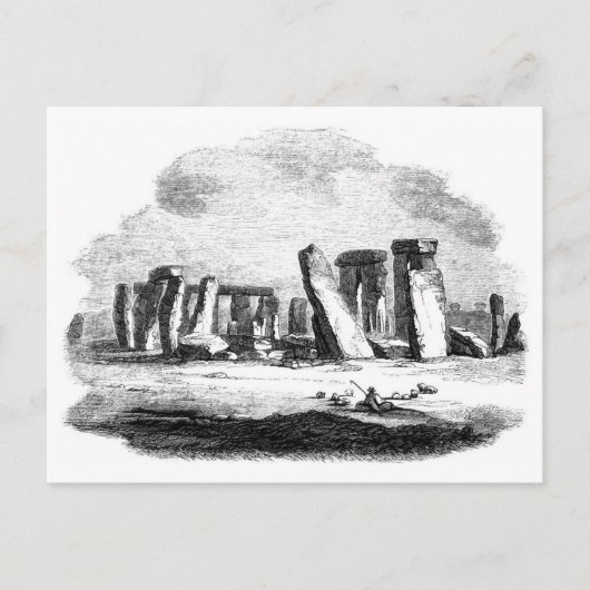 Stonehenge  art posctard briefkaart (Voorkant)