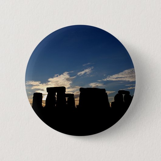 Stonehenge badge ronde button 5,7 cm (Voorkant)
