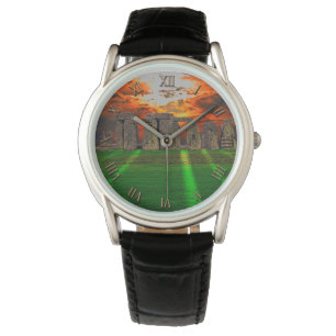 Stonehenge bij Sunset Ancient History-lover Horloge