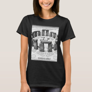 Stonehenge Blauwdruk Oude megalithische plaatsen T-shirt