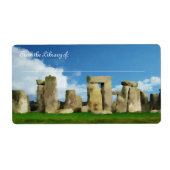 Stonehenge Bookplaat Etiket (Voorkant)