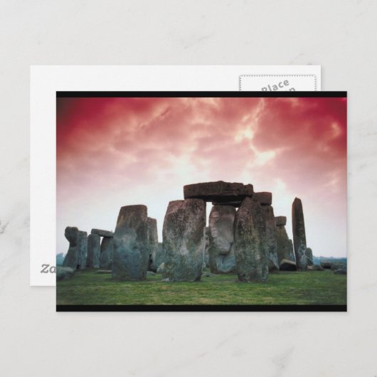 Stonehenge Briefkaart (Voorkant / Achterkant)