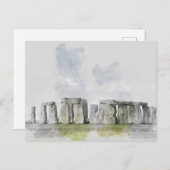 Stonehenge Briefkaart (Voorkant / Achterkant)