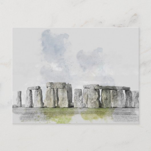 Stonehenge Briefkaart (Voorkant)