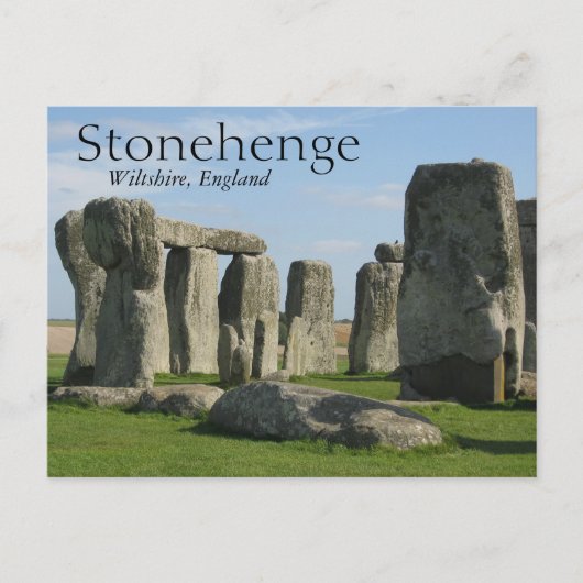 Stonehenge Briefkaart (Voorkant)