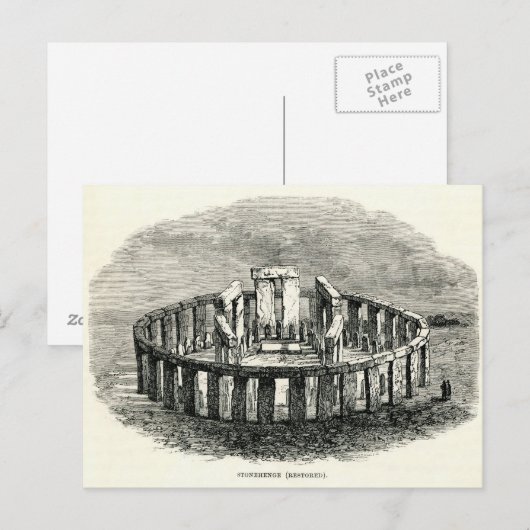 Stonehenge Briefkaart (Voorkant / Achterkant)