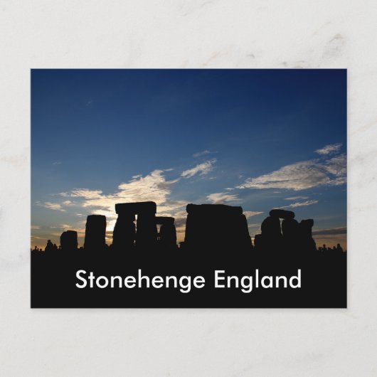Stonehenge Briefkaart (Voorkant)