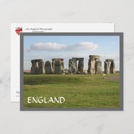 Stonehenge Briefkaart (Voorkant / Achterkant)