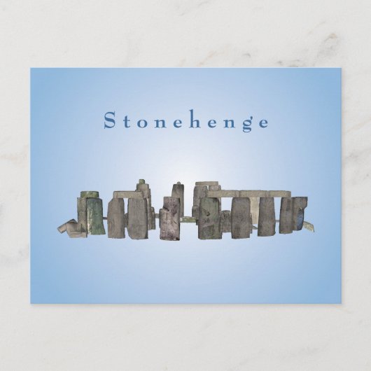 Stonehenge: Briefkaart (Voorkant)
