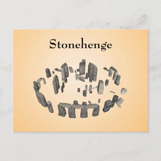 Stonehenge: Briefkaart (Voorkant)