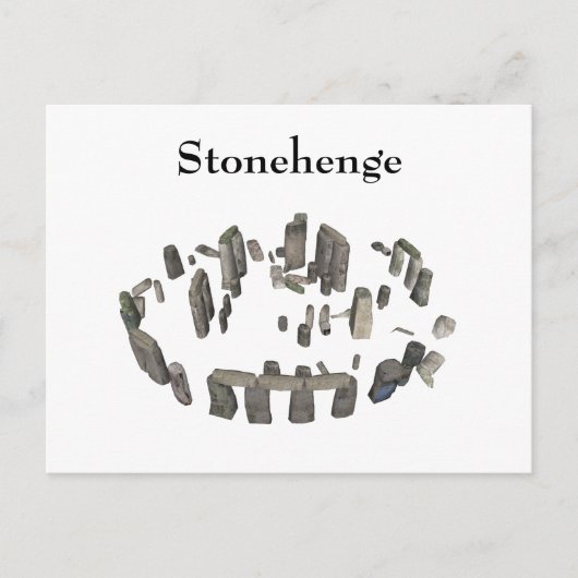 Stonehenge: Briefkaart (Voorkant)