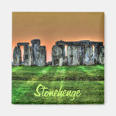 Stonehenge Celtic Standing Stones in Brittannië Magneet (Voorkant)
