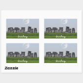 Stonehenge Celtic Standing Stones in Brittannië Rechthoekige Sticker (Vel)
