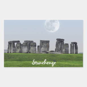 Stonehenge Celtic Standing Stones in Brittannië Rechthoekige Sticker