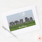 Stonehenge Celtic Standing Stones in Brittannië Rechthoekige Sticker (Envelop)