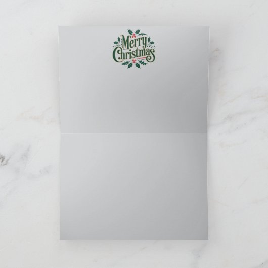 Stonehenge Christmas Kaart (Binnen)