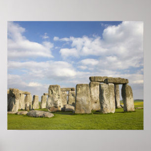 Stonehenge (circa 2500 v. Chr.), UNESCO Werelderfg Poster