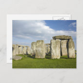 Stonehenge (circa 2500 v.Chr.), UNESCO World 3 Briefkaart (Voorkant / Achterkant)