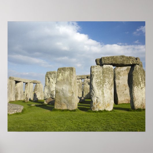 Stonehenge (circa 2500 v.Chr.), UNESCO World 3 Poster (Voorkant)
