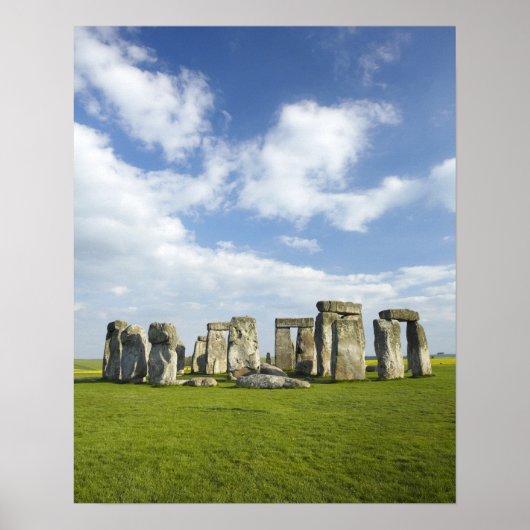 Stonehenge (circa 2500 v.Chr.), UNESCO World Poster (Voorkant)