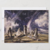 Stonehenge (door John Constable) Kaart (Voorkant)