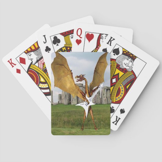 Stonehenge Draak Pokerkaarten (Achterkant)