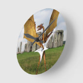 Stonehenge Dragon Ronde Klok (Hoek)