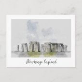 Stonehenge, Engeland Briefkaart (Voorkant)