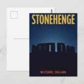 Stonehenge Engeland Landmark Briefkaart (Voorkant / Achterkant)