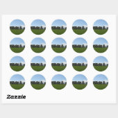 Stonehenge Engeland Landschapsfotografie Ronde Sticker (Vel)