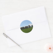 Stonehenge Engeland Landschapsfotografie Ronde Sticker (Envelop)