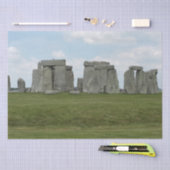 Stonehenge Engeland op een bewolkte dag. Tissuepapier (Craft)