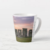 Stonehenge Engeland Oude Stenen Cirkel Latte Mok (Rechterhoek)