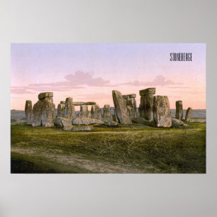 Stonehenge, Engeland rond 1900 Poster