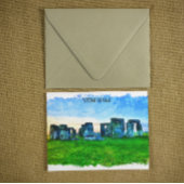 Stonehenge Engeland Schilderij Briefkaart