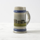 Stonehenge Engeland Souvenir Biermok Bierpul (Voorkant rechts)